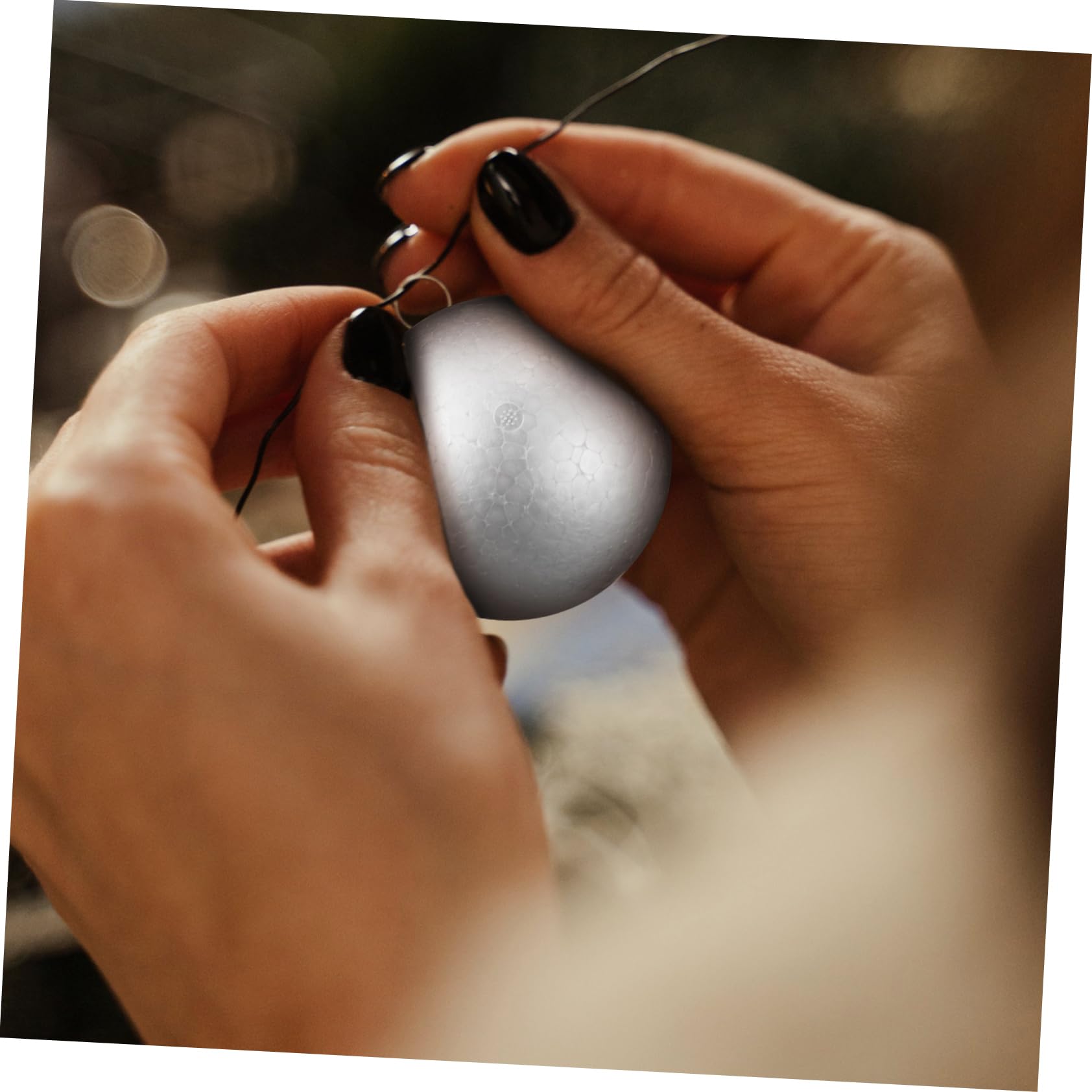 Garneck 10pezzi Palline Schiuma per Decorazioni Fai da Te Densità Superficie Liscia per Facile Verniciatura per Feste Modellismo e Lavoretti