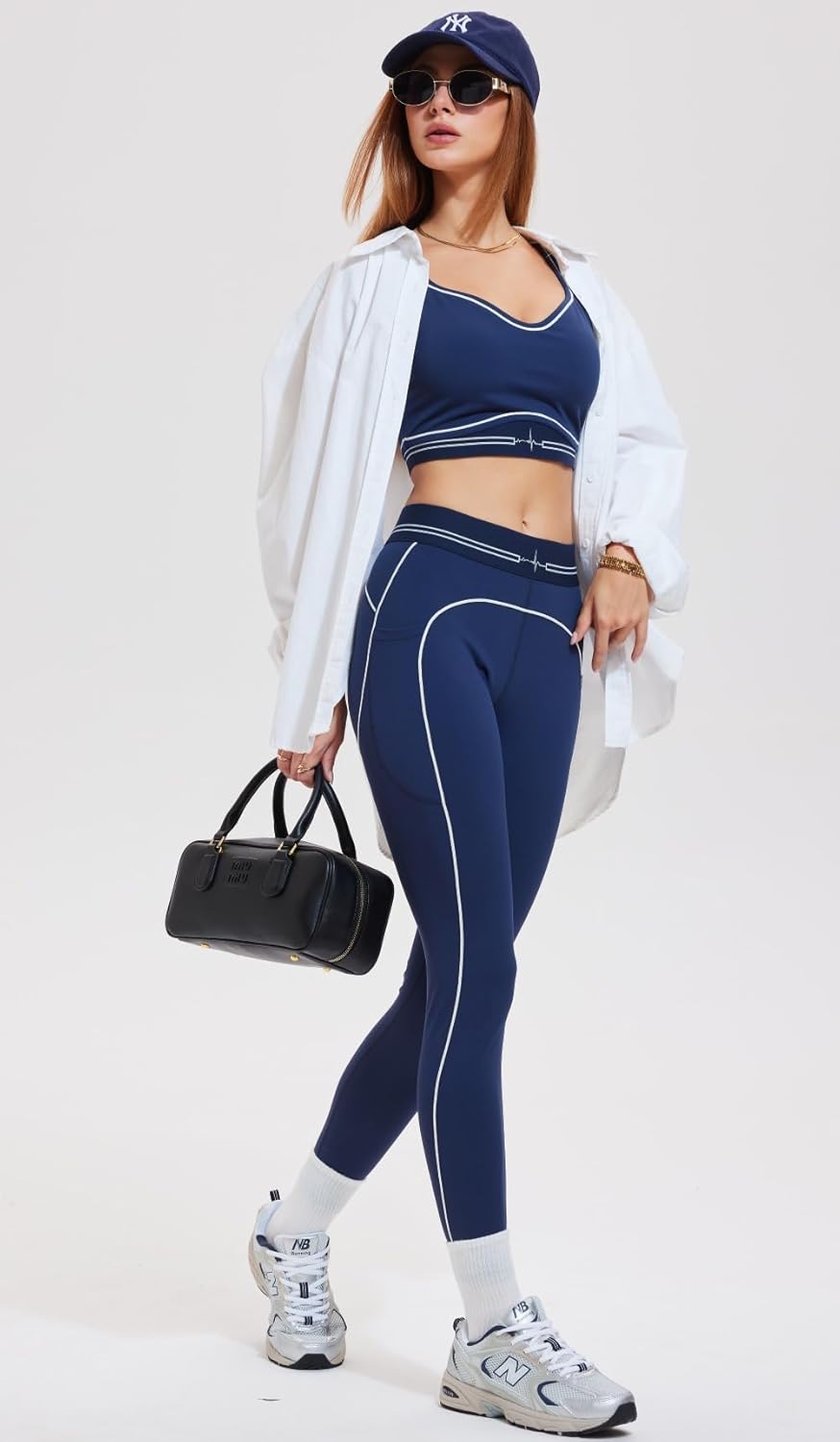 AFZ Yoga Sets for Women with Pockets 2 Piece Workout Pilates Outfits Leggings Sports Bra Athletic Sets - Image 5