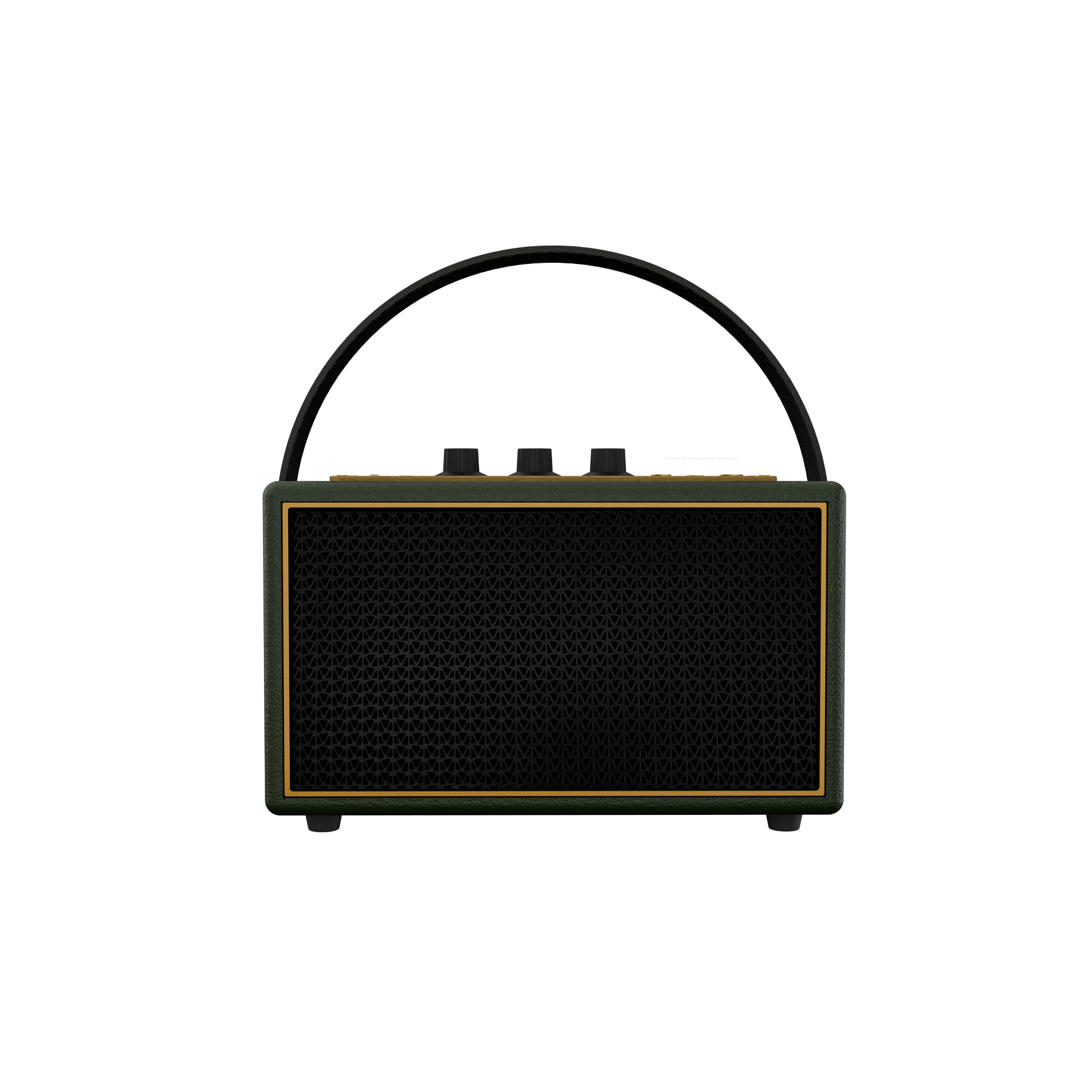 Schneider ENERZA HP60 Wireless Portable Home Audio Speaker | 60W Triple-Driver 360° Sound | Wooden Acoustic Enclosure with Bluetooth 5.4 IPX4 Splashproof | Vintage Classic Design - Jade