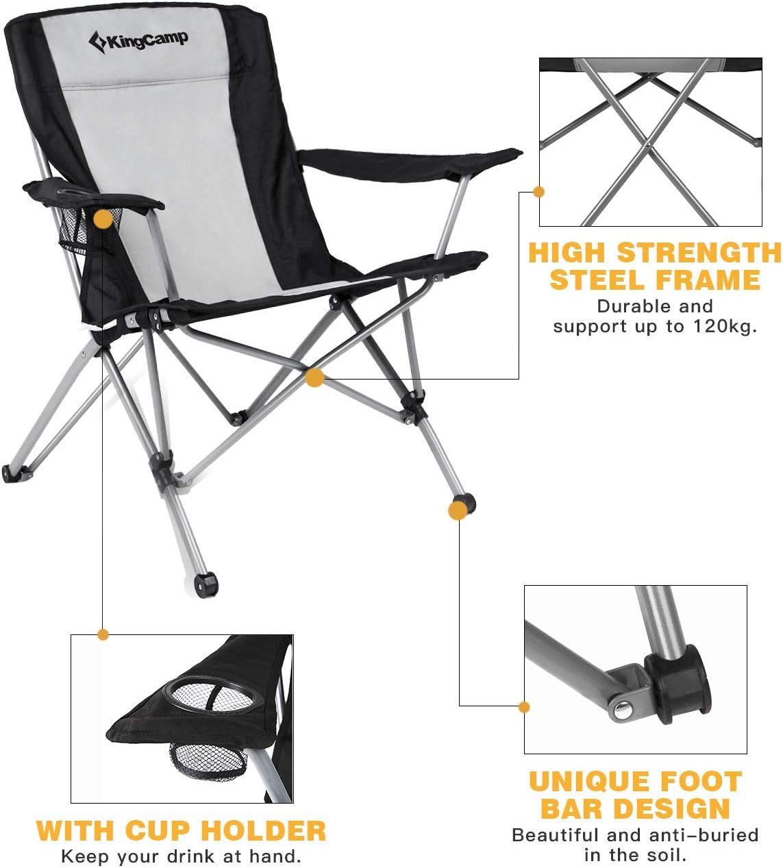 Buy Kingcamp Camping Chair