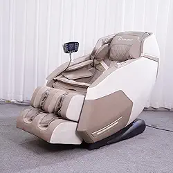 Poltrona de Massagem Elétrica 3D Marvin Reclinação Gravidade Zero Tela LCD PU Preto G94 - Gran Belo