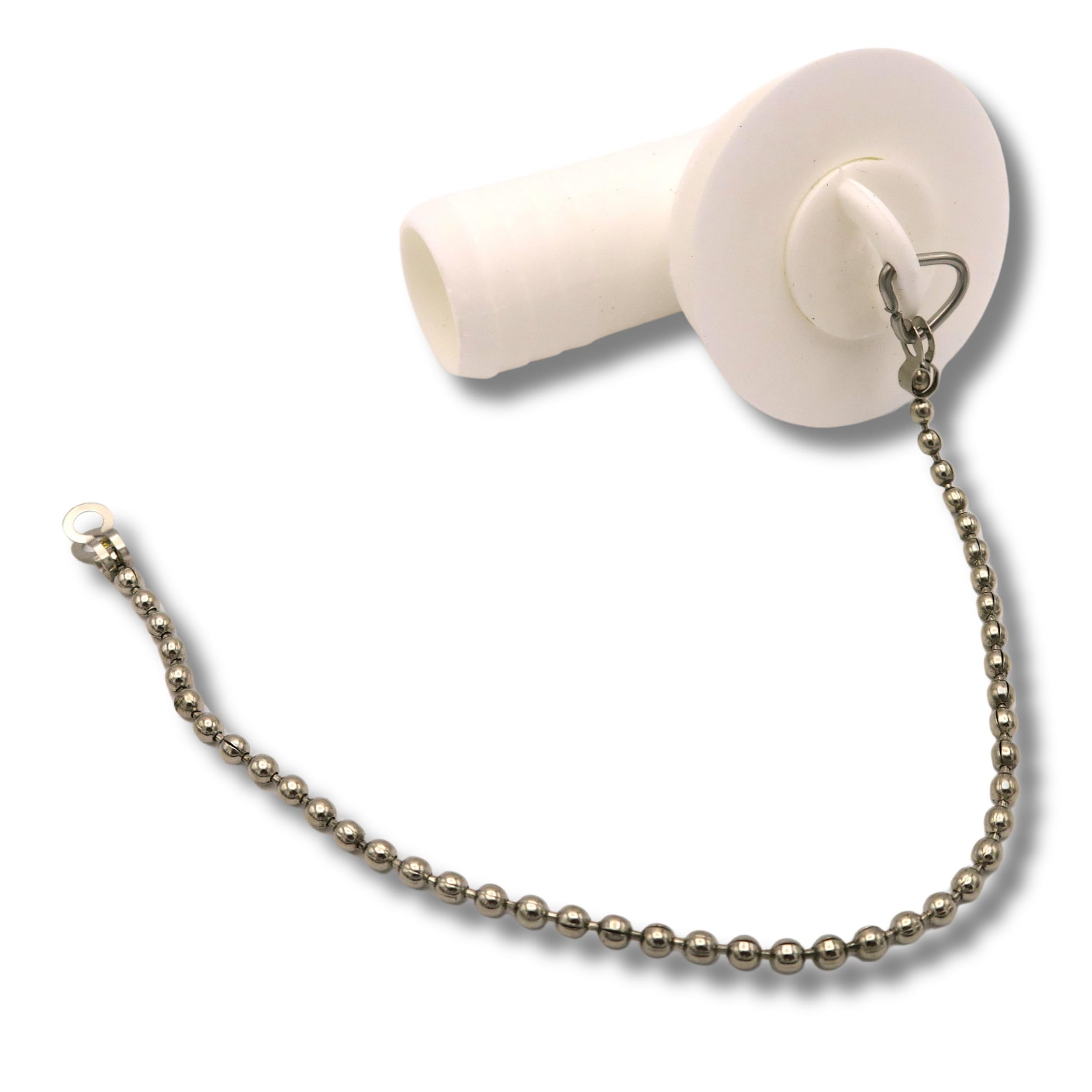 Scarico Lavandino Per Camper 25mm - Bianco Con Setaccio E Tappo - Foto 12