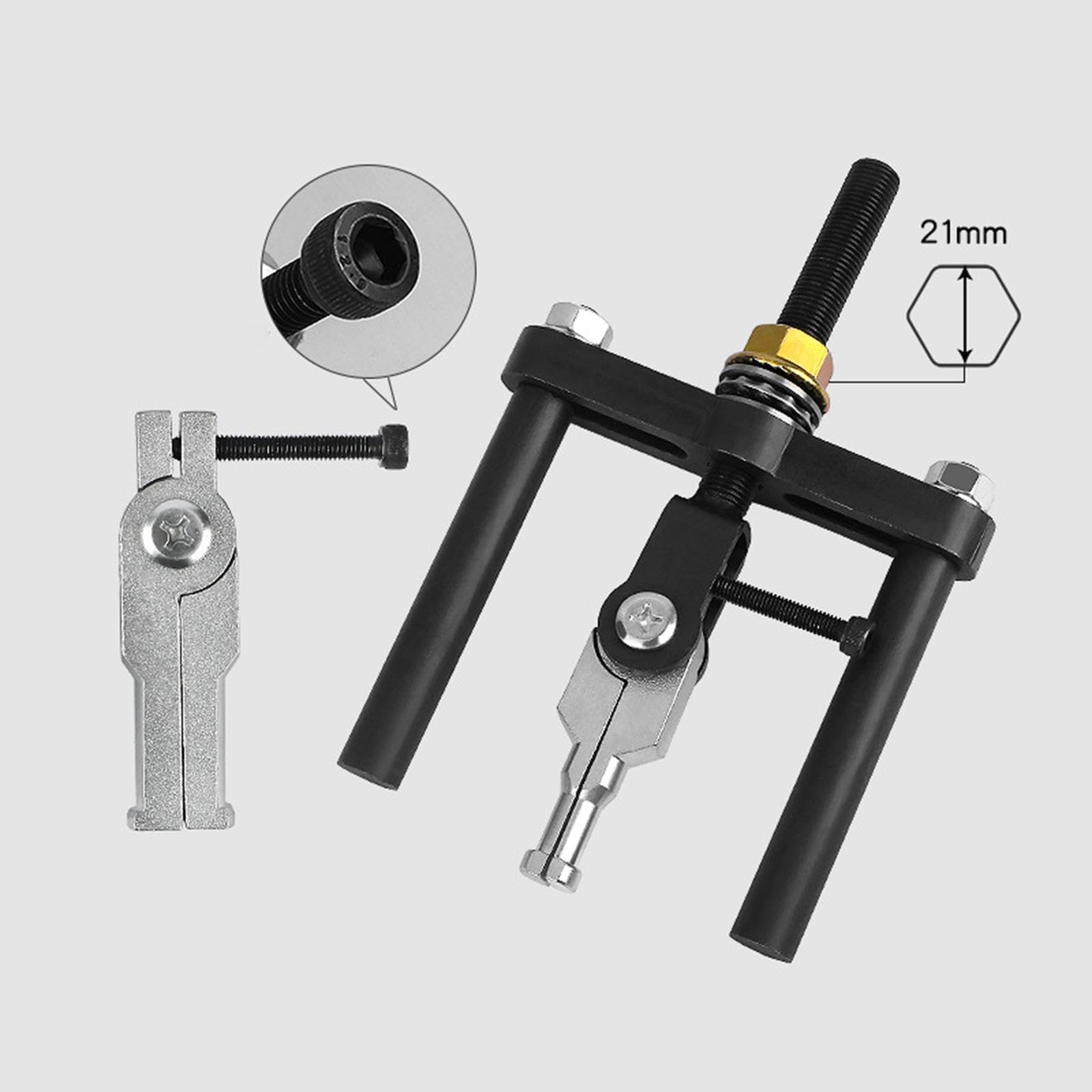 Okiyakusama Jaw Bearing Puller Gear Inner Bearing Puller Detachable Jaw Manual Bearing Removal Tool for Pulleys and Flywheels Motorcycle