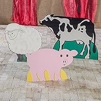 Algopix Similar Product 7 - Farm Barnyard Animal Standee Party