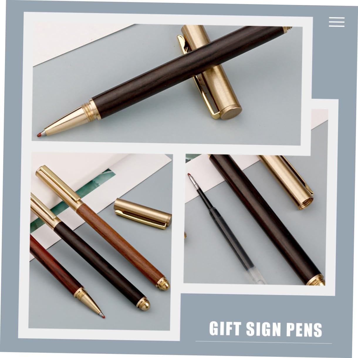 NUOBESTY 8pezzi Multi-function Business Gel Pens Penne Retrattili Per Uso Quotidiano Comfort e Durabilità Per Ufficio e Studio