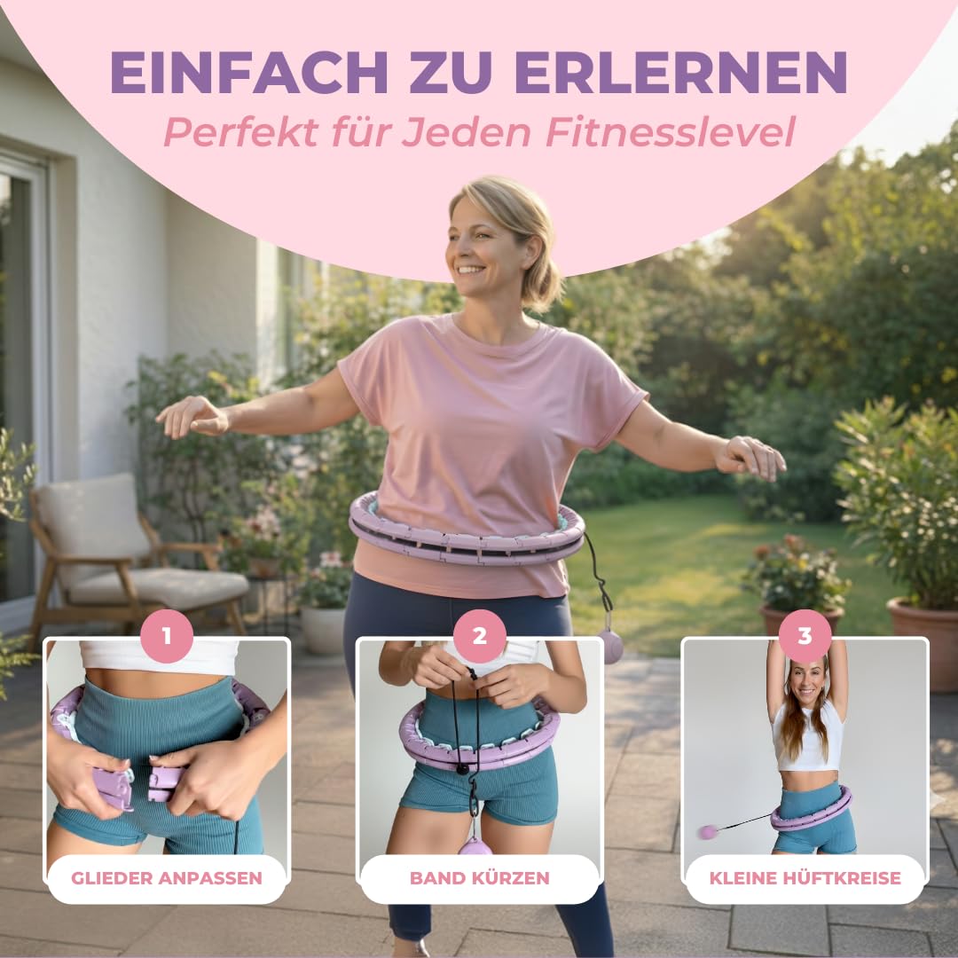 Swiss Activa+ S2 XXL Smart Hula-Hoop für Erwachsene