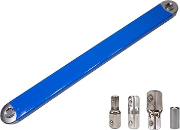 Offset Extension Wrench, Extension Wrench, Long Wrench Set, Tight Reach, 4 Types, Hex Bit Adapter, 1/2, 3/8, 1/4