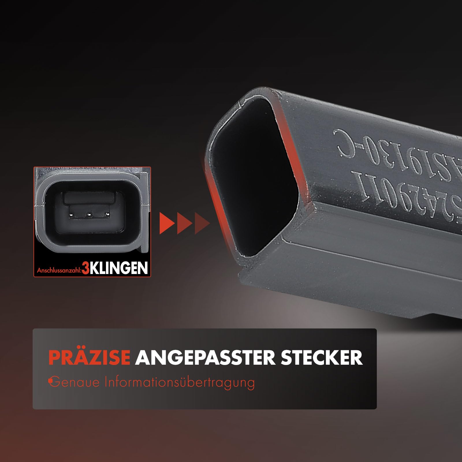 Frankberg Sensor Saugrohrklappe 3-Polig Kompatibel mit Discovery III Van L319 Discovery IV L319 Discovery IV Van L319 R.a.n.g.e R.o.v.e.r Sport L320 Replace# LR019130