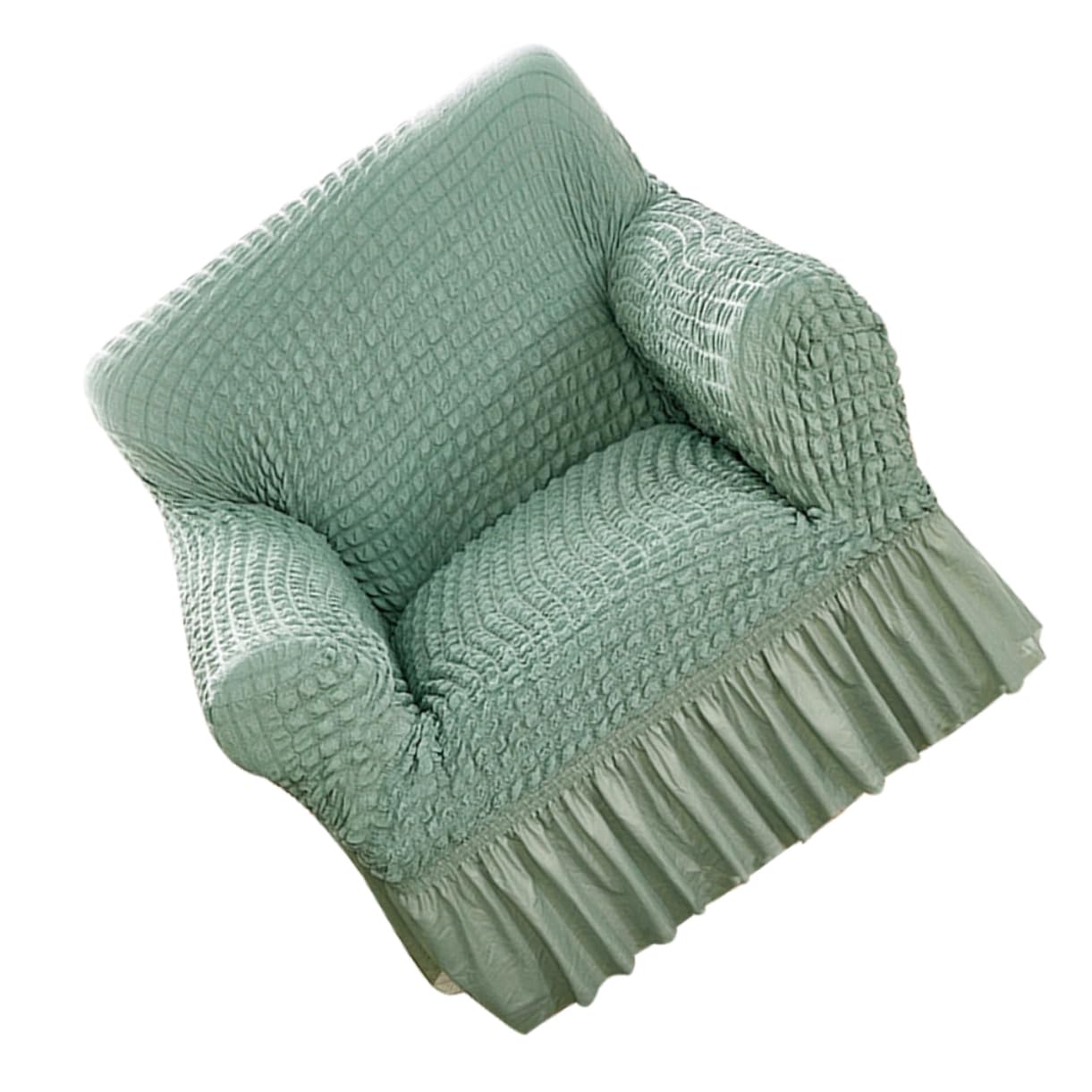 Housse de fauteuil inclinable verte pour un salon chaleureux