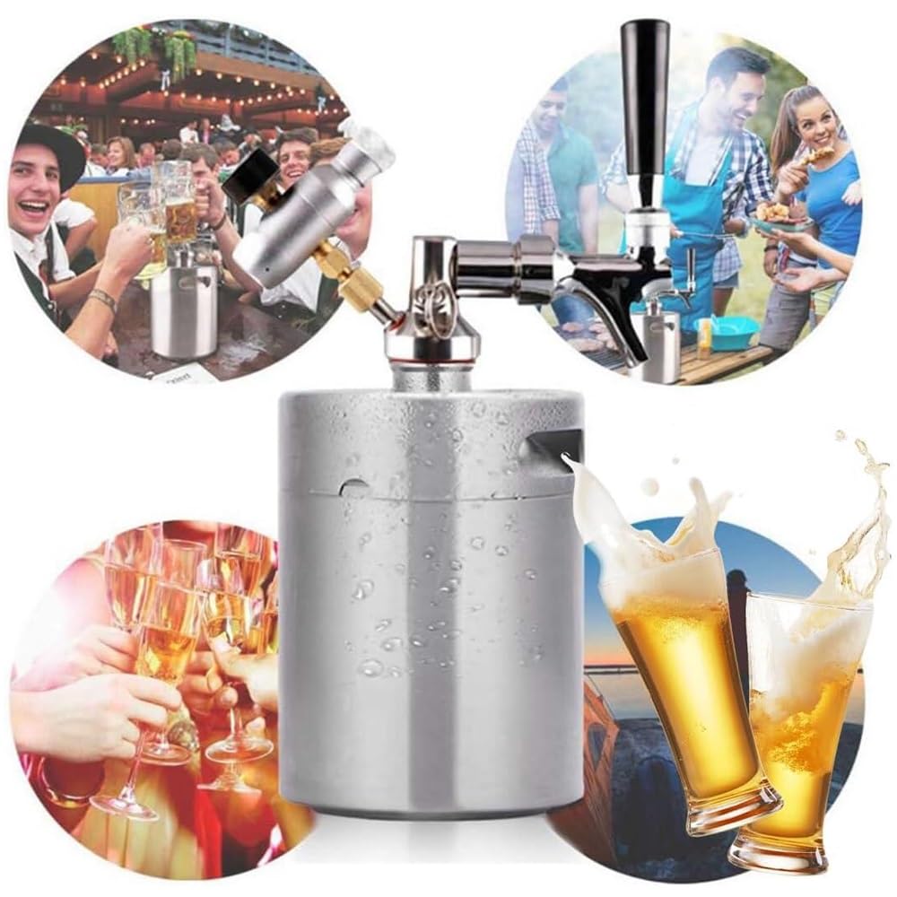 ステンレス製ビールサーバー Amazon｜Bxzzuis ビールサーバー 304ステンレス鋼 ビールサーバー