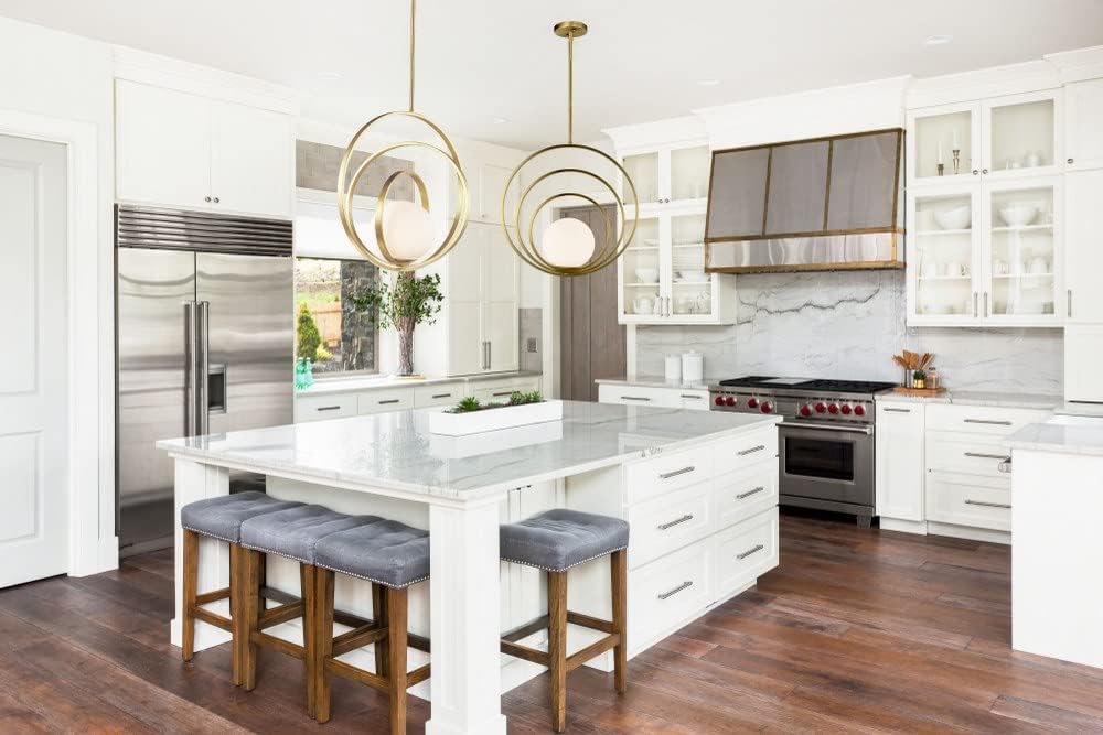Maxim Lighting Coronet-Single Pendant Light | Satin Brass Steel Finish | Satin White Glass Shade | Contemporary Indoor Light Fixture | Ideal for Kitchen Islands & Dining Rooms | Dimmable | 26052SWSBR