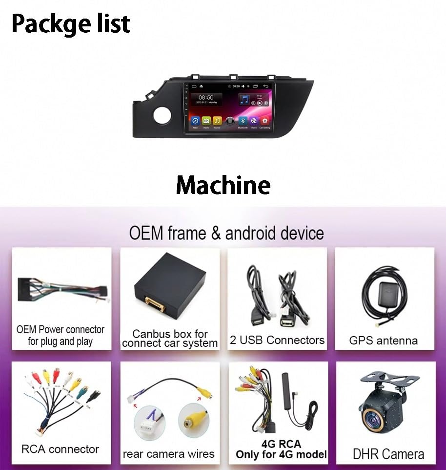 Pantalla de coche 2 DIN para Kia Rio 4: sustituye tu radio antigua con Bluetooth 7