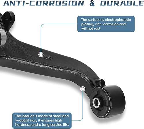 Miniatura 3 de 13 brazos de control superiores delanteros con rótulas para Chevrolet Avalanche 2500 Silverado 1500 HD Suburban 2500 para GMC Sierra 1500 Yukon XL