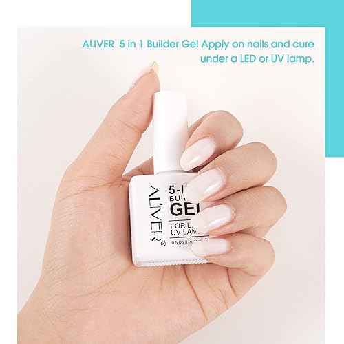 Miniatura 5 de Gel constructor 5 en 1, gel fortalecedor de base, gel constructor de geles de uñas, gel de esmalte de uñas UVLED para extensión de uñas, gel