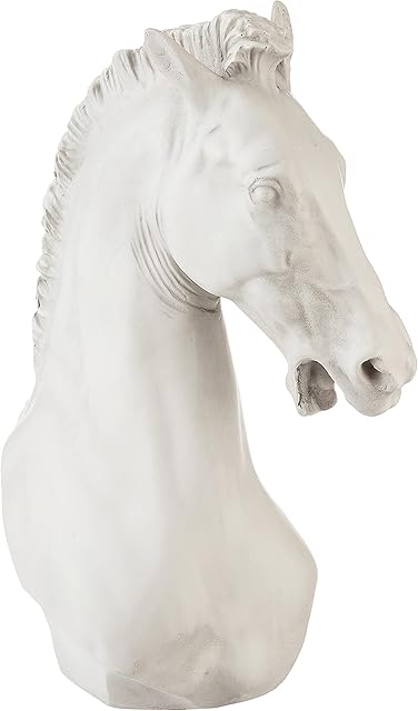 Design Toscano NG32787 Horse of Turino Sculpture - Off-white