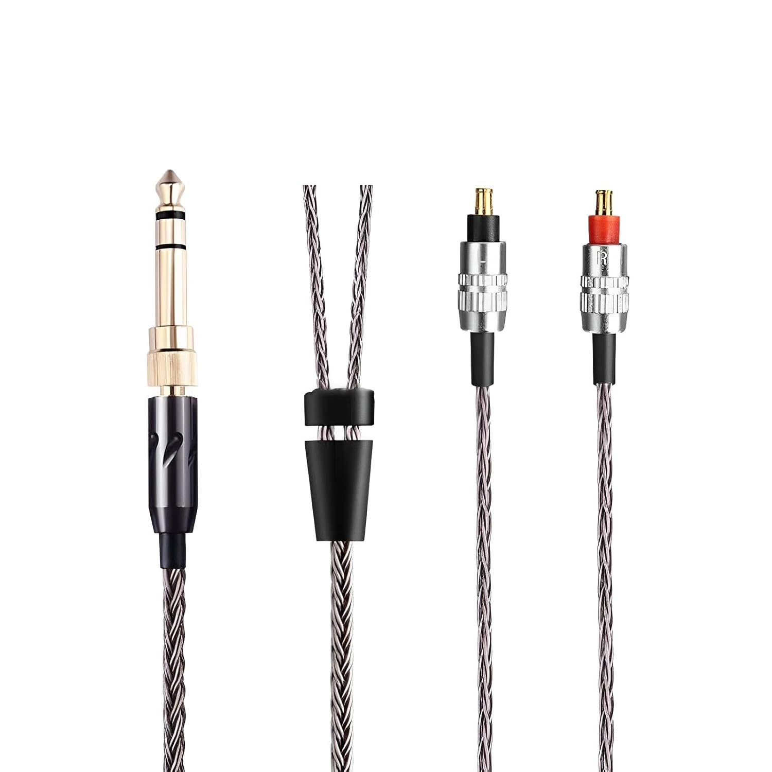 16-Strand 4.4mm 2.5mm 6.35mm 6N OCC A2DC Balanced Cable 4.6ft Compatible with ATH-MSR7B SR9 ES750 ES770H ESW950 ESW990H ADX5000 WP900 AP2000Ti AWAS AWKT Earphones