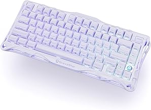GravaStar Mercury V75 Gaming Keyboard with 0.005mm Rapid Trigger Numeric Keyless Polling Rate 8000Hz 0.125ms Ultra Low Latency Wired Detachable Cable 75% Size Semi-Aluminum Frame Actuation Point