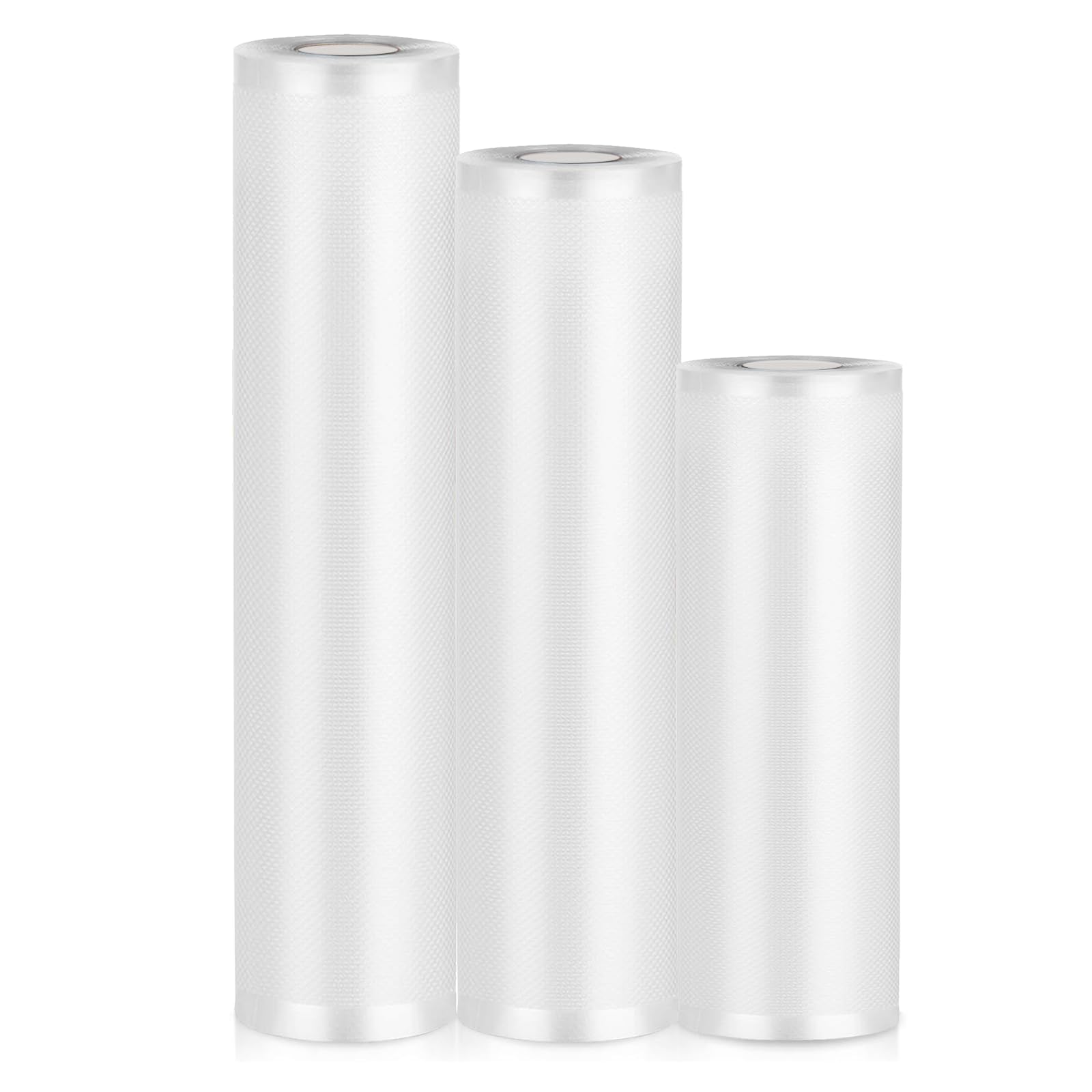 Vakuumierbeutel, 3 Rolle Vakuumierfolie Gefriertüten BPA-frei Vakuumierfolie Wiederverwendbar, für Die Aufbewahrung Von Lebensmitteln Geeignet