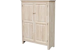 IC International Concepts Double Jelly Cupboard-51 H Cupboard, 51-Inch, Unfinished