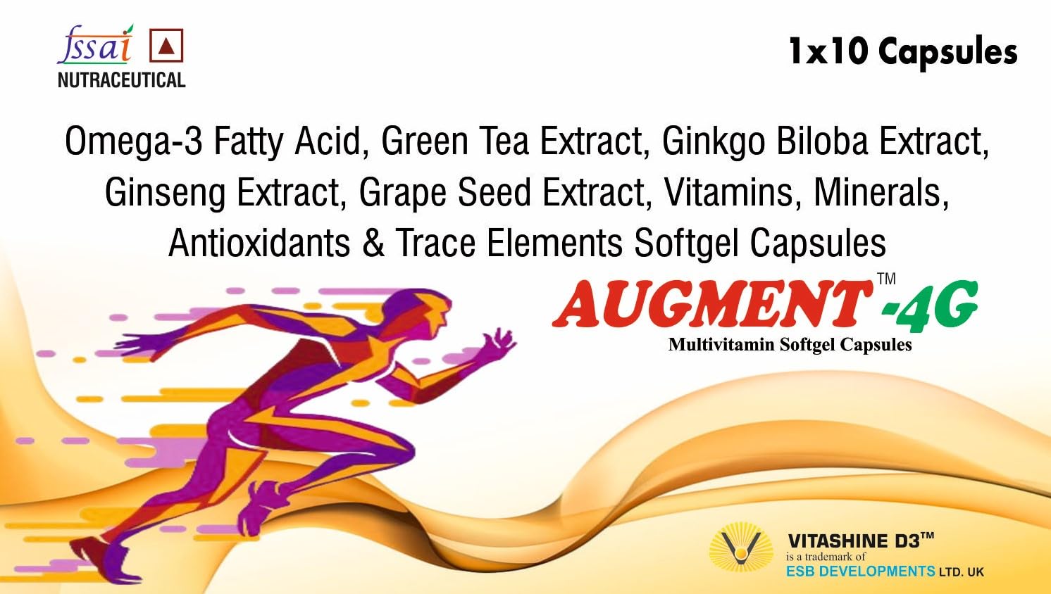 Augment-4G Multivitamin with Omega3, Ginseng, Ginkgo Biloba,Grape Seed, Biotin,Green Tea,Wheat Germ Oil,Lutein,D3,K2-7 & Vitamins,Minerals,Antioxidants for Bodys Health,Energy,Stamina & Immunity (8) (B0CZJYDSWH) Amazon Price History, Amazon Price Tracker