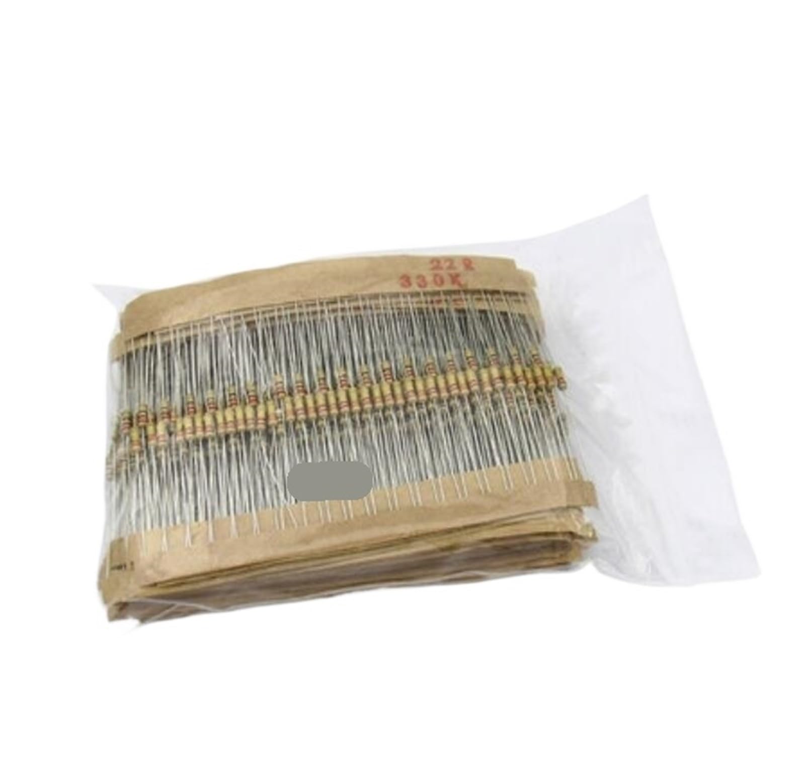Kit résistance carbone 1W 20 pièces combiné 0.1r et 0.22r pour PCB