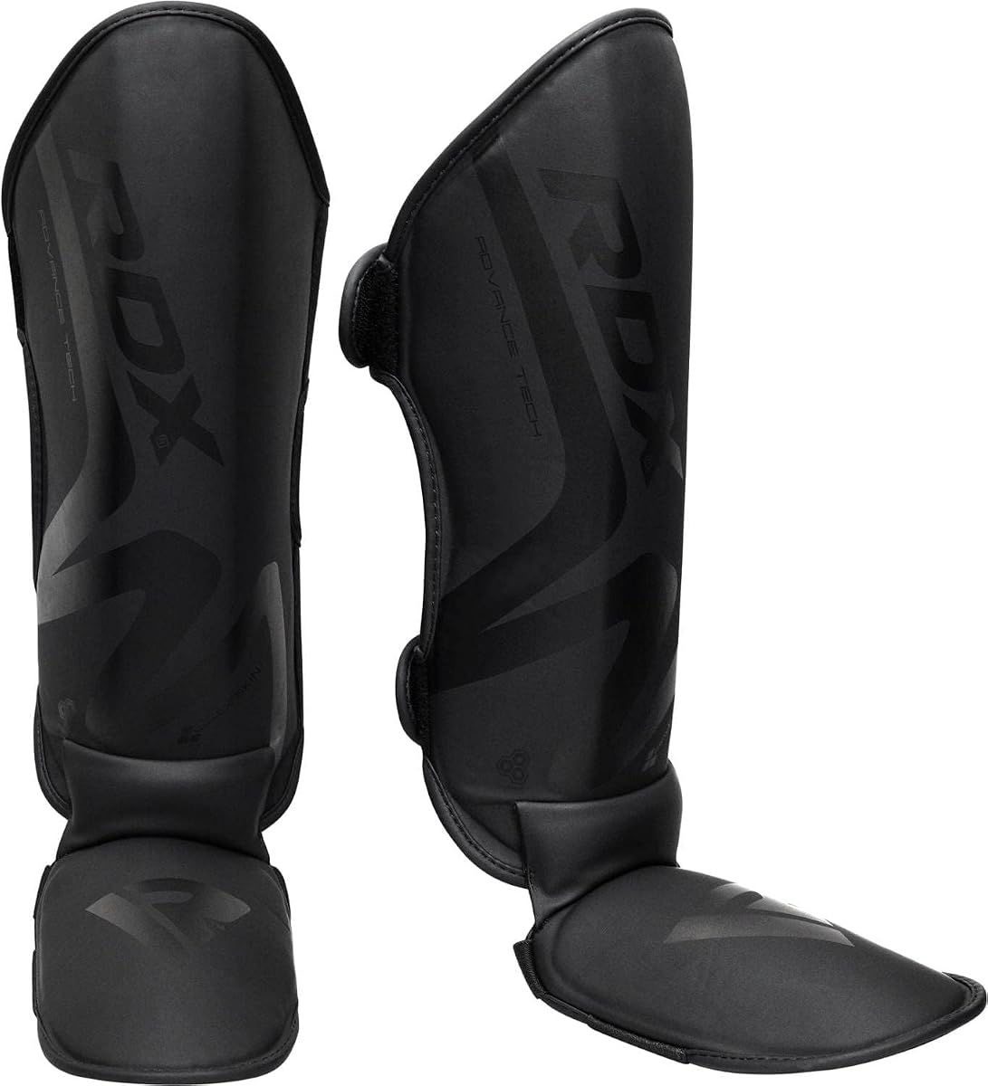 RDX Muay Thai Shin Guards for Men and Women Non-Slip Fit, Full-Contact Protection Adult Shin Pads, MMA, Kickboxing, Sparring, Taekwondo, Shin Protectors Muay Thai, Martial Arts