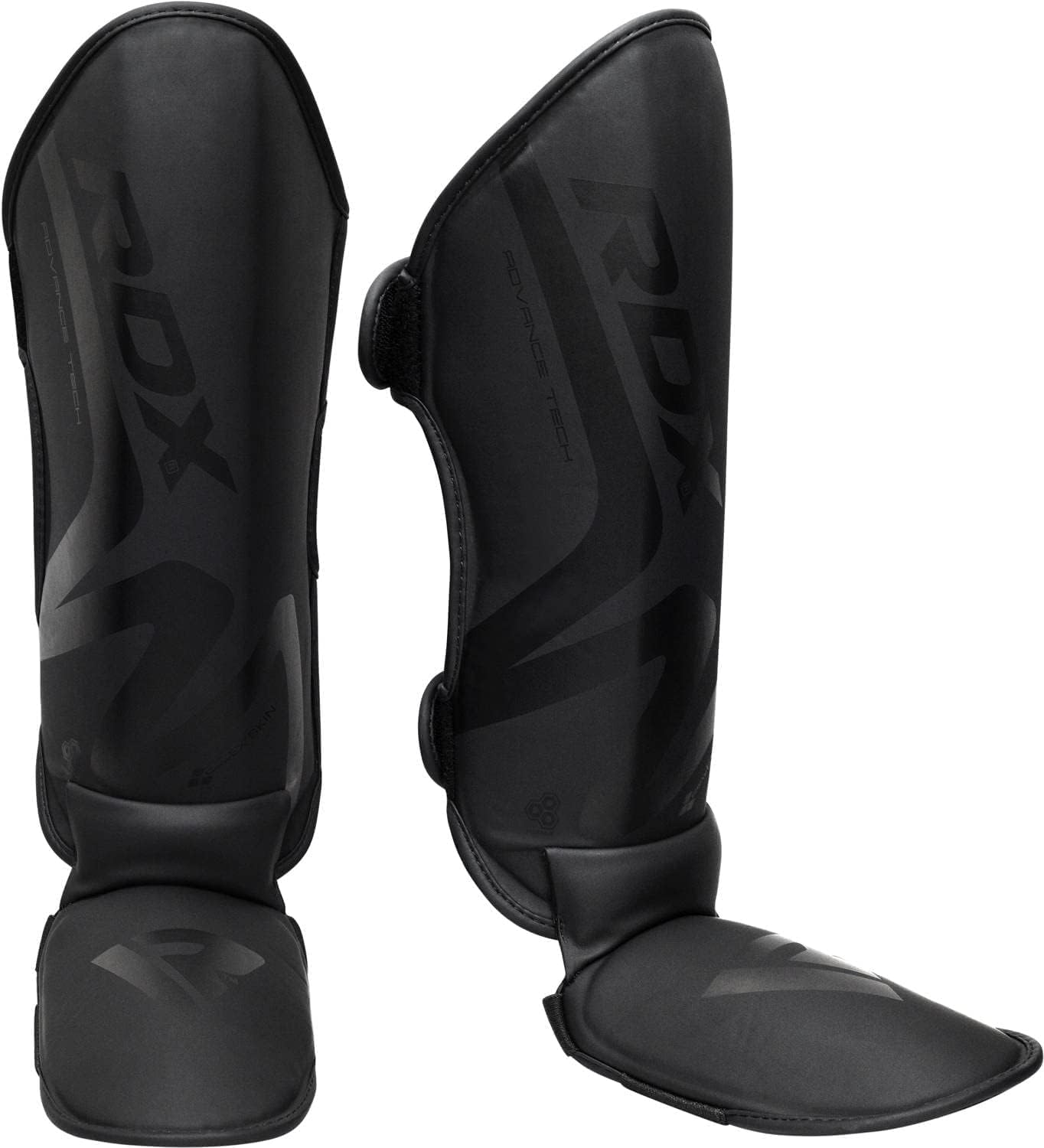 RDX Muay Thai Shin Guards for Men and Women Non-Slip Fit, Full-Contact Protection Adult Shin Pads, MMA, Kickboxing, Sparring, Taekwondo, Shin Protectors Muay Thai, Martial Arts