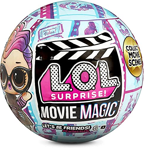 L.O.L. Surprise! Movie Magic Dolls with 10 Surprises Including Limited Edition Doll, Film Scenes, Movie Prop Accessories, Color Change – Collectible Gift for Kids, Toys for Girls Boys Ages 4 5 6 7+ Years
