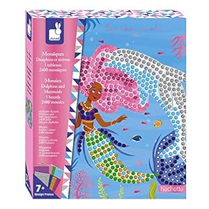Janod Mosaik-Set Delfin- und Meerjungfrauen J07961