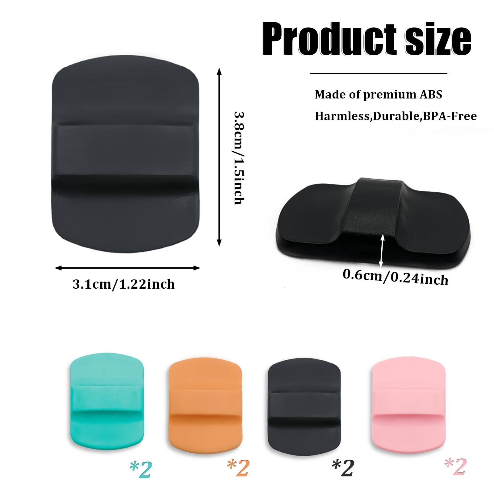 Magnetic Slider Replacement for Yeti Slider Lid Magnet for Yeti Coffee Mug Compatible with YETI Rambler for 10oz, 16oz, 20oz, 26oz, 30oz (8pcs)