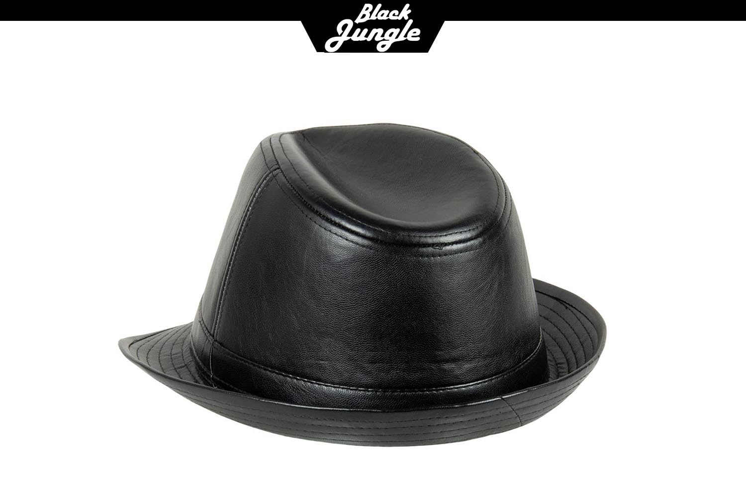 Black Jungle Adam Trilby en Simili Cuir Chapeau des Caraïbes Chapeau de la Havane Chapeau de Pluie Chapeau Chapeau de Soleil Unisexe
