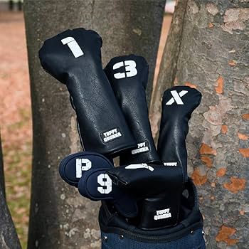 限定　お洒落　フェイクレザー　デカ文字　ヘッドカバー　4点セット　ホワイト　新品 Amazon.co.jp: [新色登場] 東京発 YUPPY QUOKKA 公式 ゴルフ