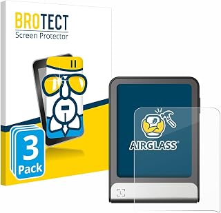 BROTECT Lámina Cristales para Ledger Flex | 3 Unidades Transparente Protección Pantalla Made in Germany Dureza 9H Anti-Arañazos Protector Cristal