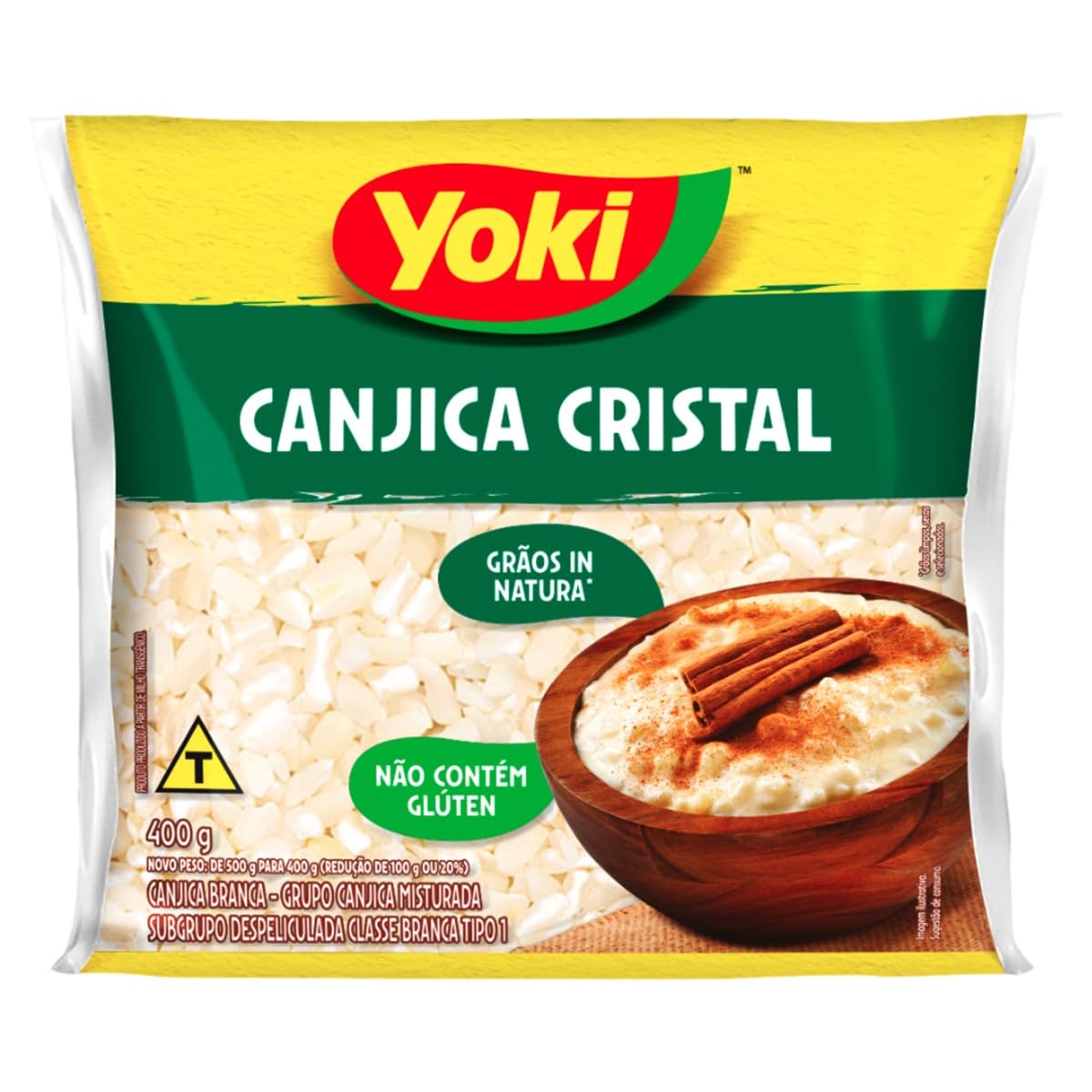 YOKI Maíz blanco descascarillado - Canjica Branca 400 g