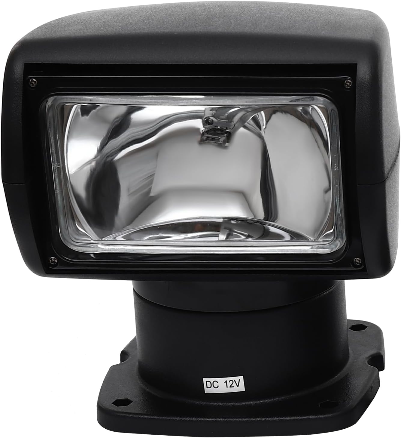 Boat Spotlight, 100W 2500 Lumen Marine Spotlight Searchlight with Remote Control, 360° Rotating Boat Search Light with 2624.6Fts Irradiation Distance, Halogen Spotlight for Truck Yacht Fishing Boat