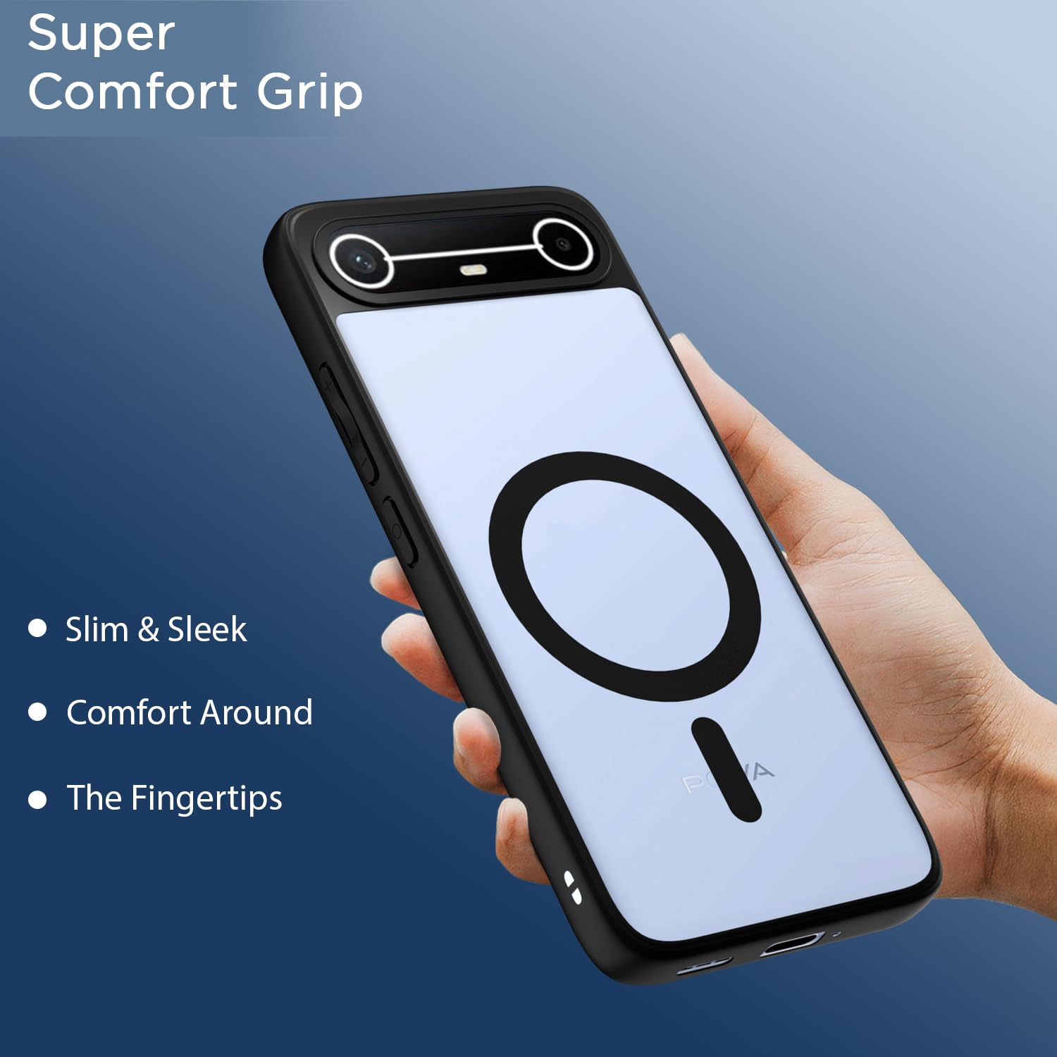Amazon Basics Back Cover for Tecno Pova Slim 5G Compatible with