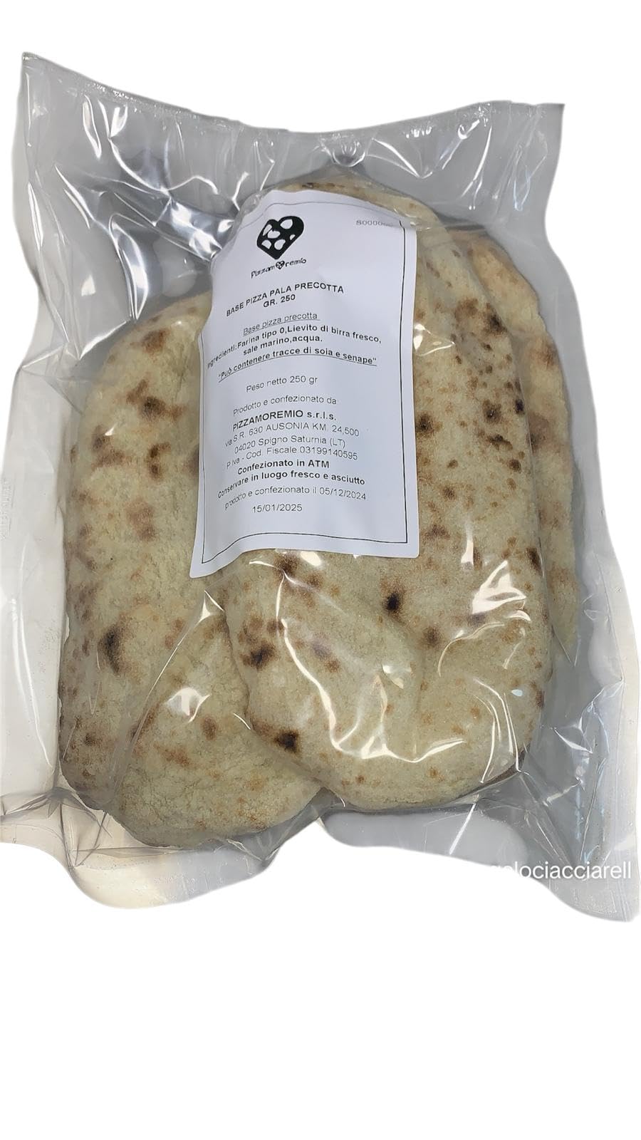 Pizzamoremio – Saltimbocca Base Lievitata Artigianale 3×250 g | Alta Idratazione, Morbida e Versatile | Pronta da Farcire e Cotta in ATM