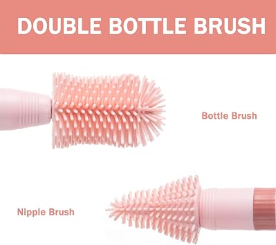 Travel Bottle Brush & Nylon Bottle Bundle