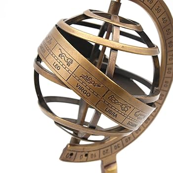 天球儀　アンティーク雑貨 置物　インテリア オブジェ　地動説　天動説　チ。 Amazon.co.jp: アンティーク雑貨 置物【天球儀】インテリア雑貨
