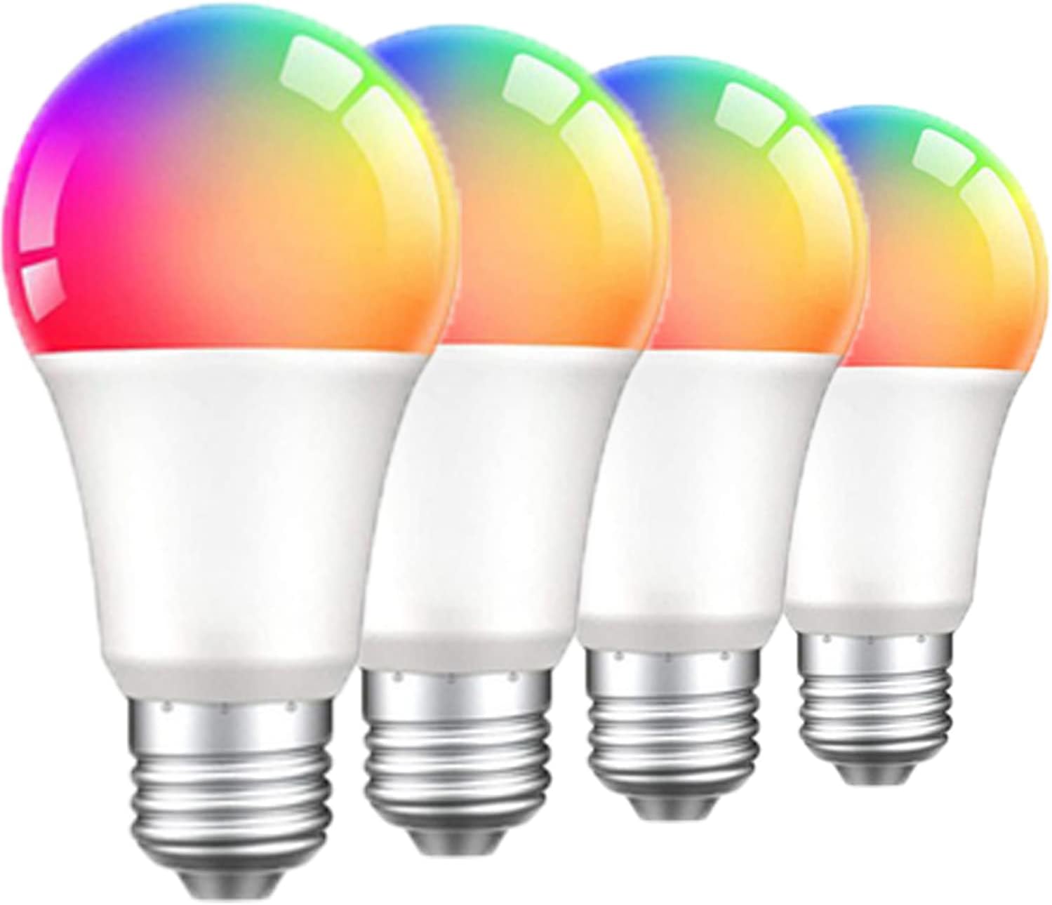 Smart Light Bulbs, Color Changing Light Bulbs with Music Sync, 8