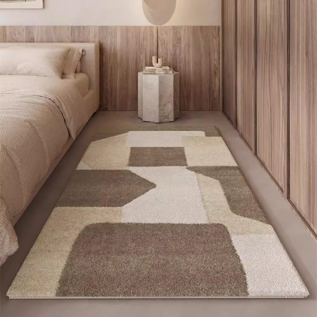 Tapis oriental isolant de 160 x 230 cm éliminant la sensation de sol froid dans la chambre