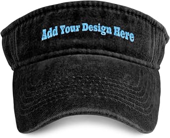 Customize Hat for Women Add Your Design Here Hats Thanksgiving Gifts Black