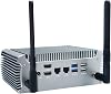Mini PC Windows 11 Pro Fanless AMD Ryzen R7 7730U 8 Cores 16 Threads, 8GB DDR4 RAM 128GB SSD Small Office Industrial Desktop Computer, WiFi6 BT5.2, UHD 4K Dual Display