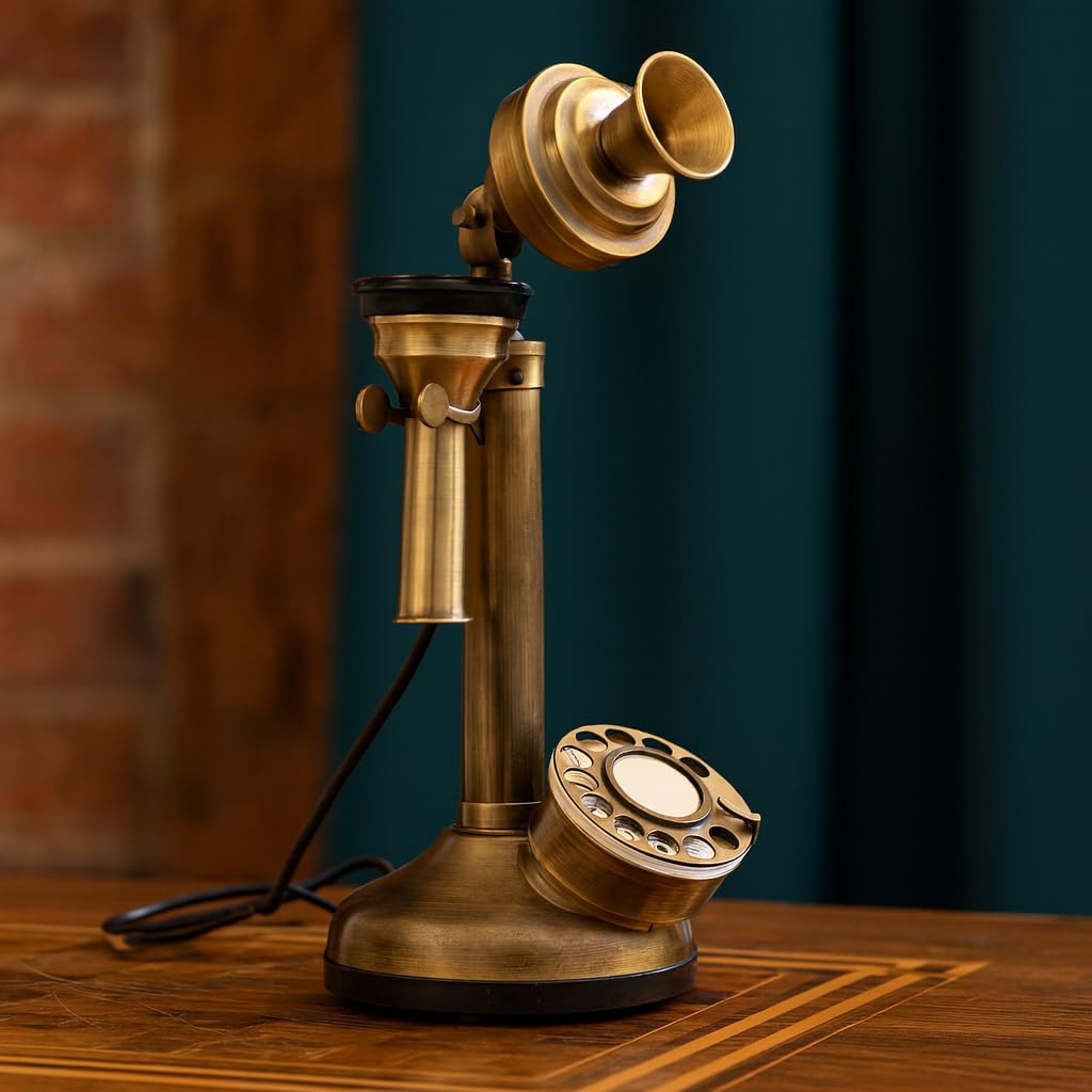 Amazon.co.jp: アンティーク真鍮製ローソク足電話 – レトロウエスタン