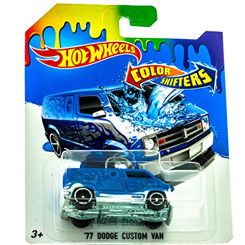 Hot Wheels Color Shifters '77 Dodge Custom Van Die-Cast Car