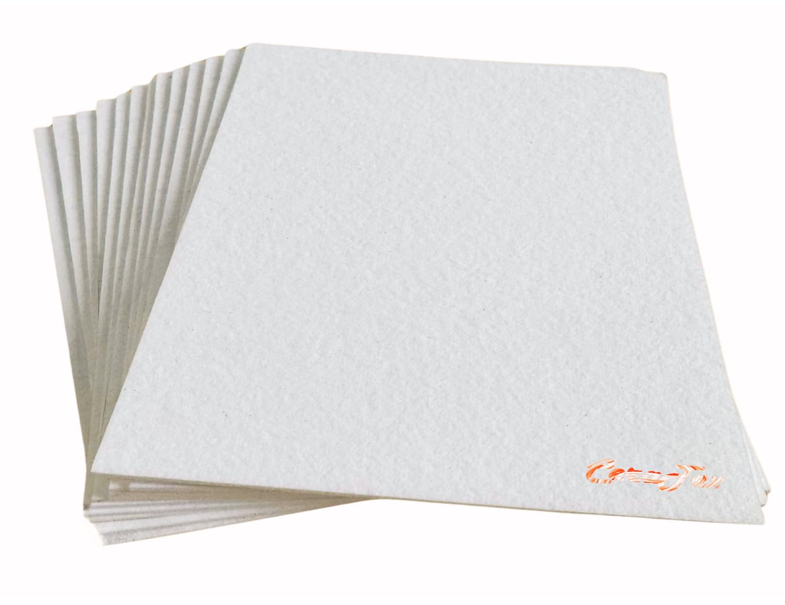 3170 Ceramic Fiber Paper 1/8" Thick, Size 11" x 12" 10 Sheets, High Temperature Insulation Gasket or Liner Paper for Kiln Stove Furnace Glass Fusing