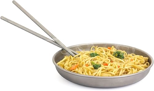 Miniatura 5 de HealthPro Titanium (TI) Palillos profesionales superfuertes y ligeros con bolsa de almacenamiento (2)