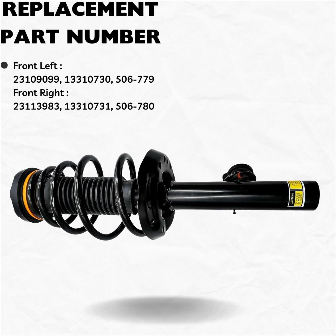 2PCS Front Left Right Shock Struts Electronic Real Time Damping Fit for Buick LaCrosse 2010-2016 23109099, 13310730, 23113983