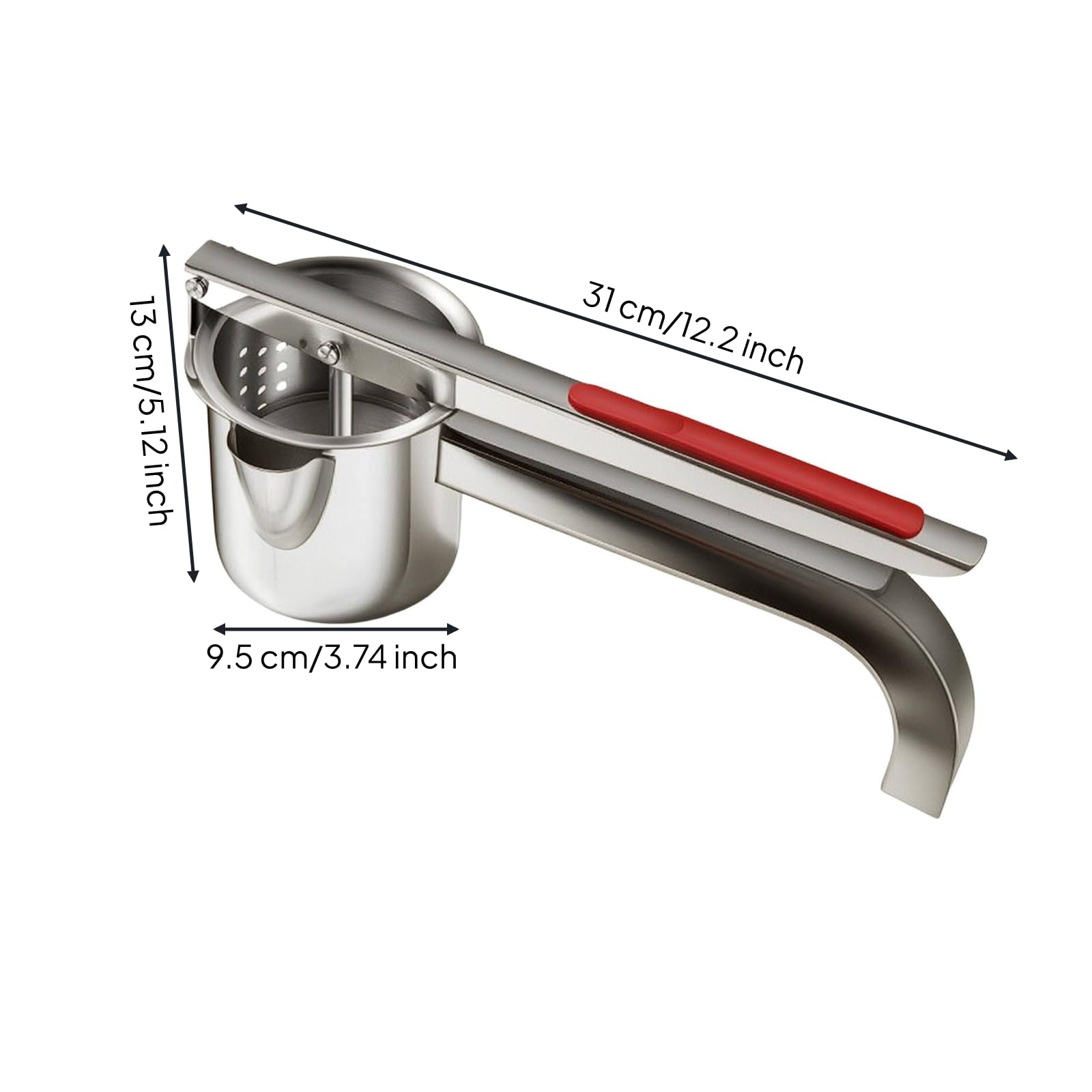 Exprimidor Acero Inoxidable Compacto Exprimidor Palanca sin Electricidad dor Manual Manual para sayuno