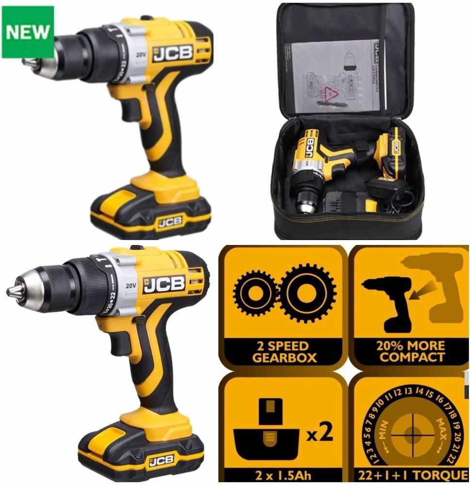 Impact Driver Jcb Cordless Drill 20v Jcb Drill Battery 20v Jcb
